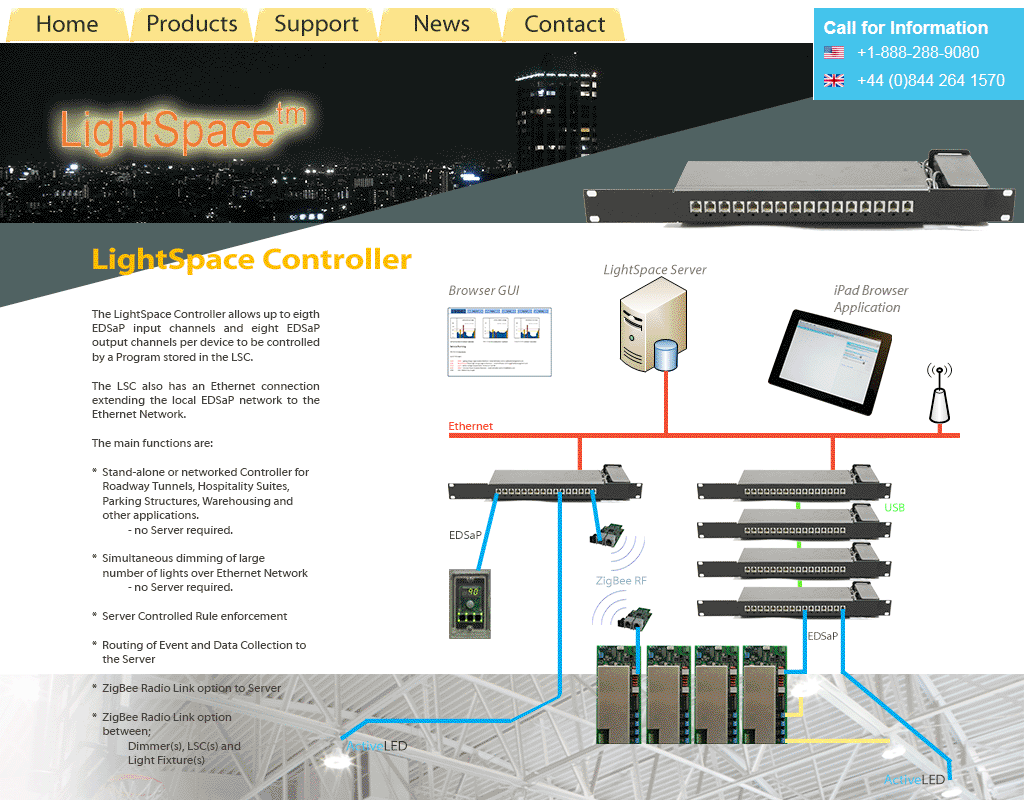 LightSpace(R) Controller from Ringdale� - Building Automation Devices and Software