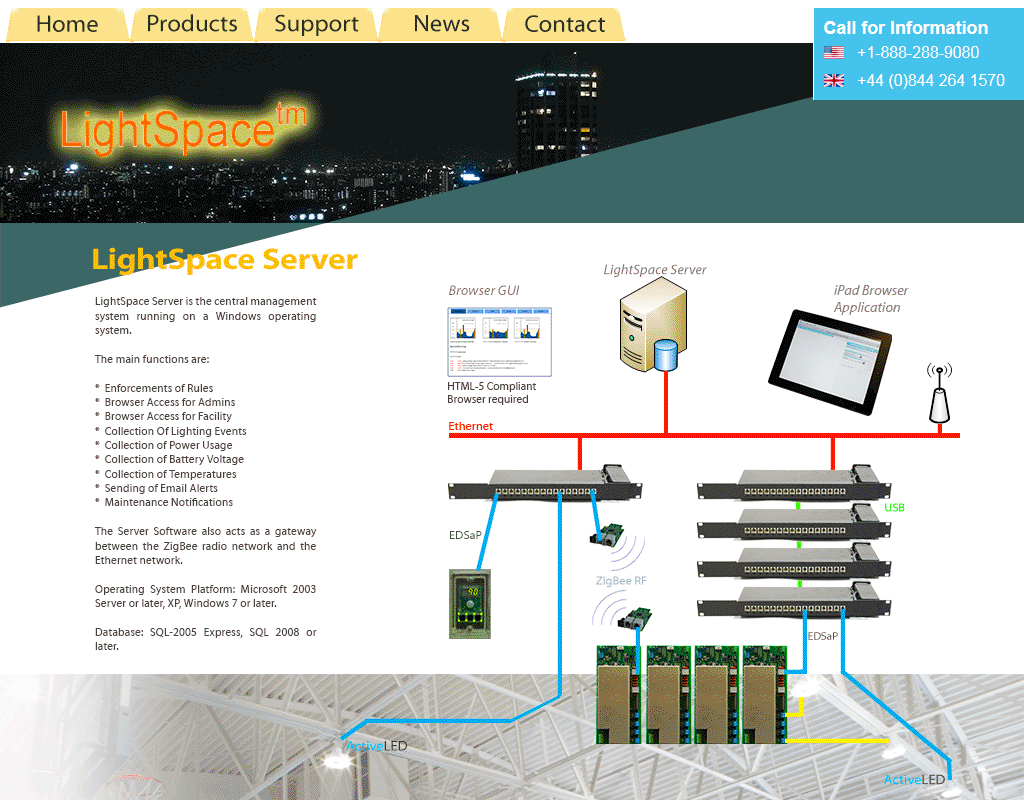 LightSpace(R) Server Software from Ringdale� - Building Automation Devices and Software