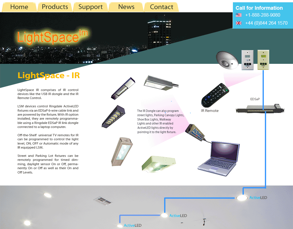 LightSpace(R) IR from Ringdale® - Building Automation Devices and Software
